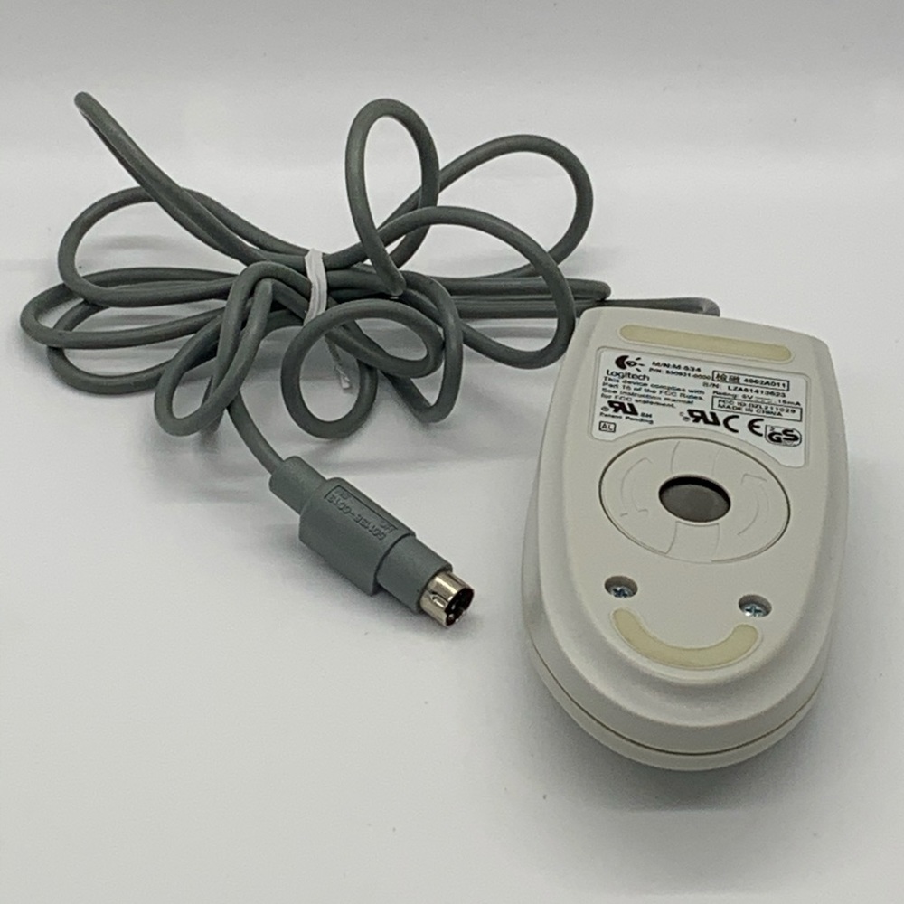 LOGITECH M/N:M-S34 2-Button PS/2 Mouse - Picture 3 of 3